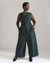 Cropped Wide Leg Ponte Pants - Green Gemstone | Plus Size & Straight Size Women's Fashion | Universal Standard