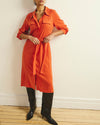 Cooling Stretch Cupro Savannah Dress - Orange Flame