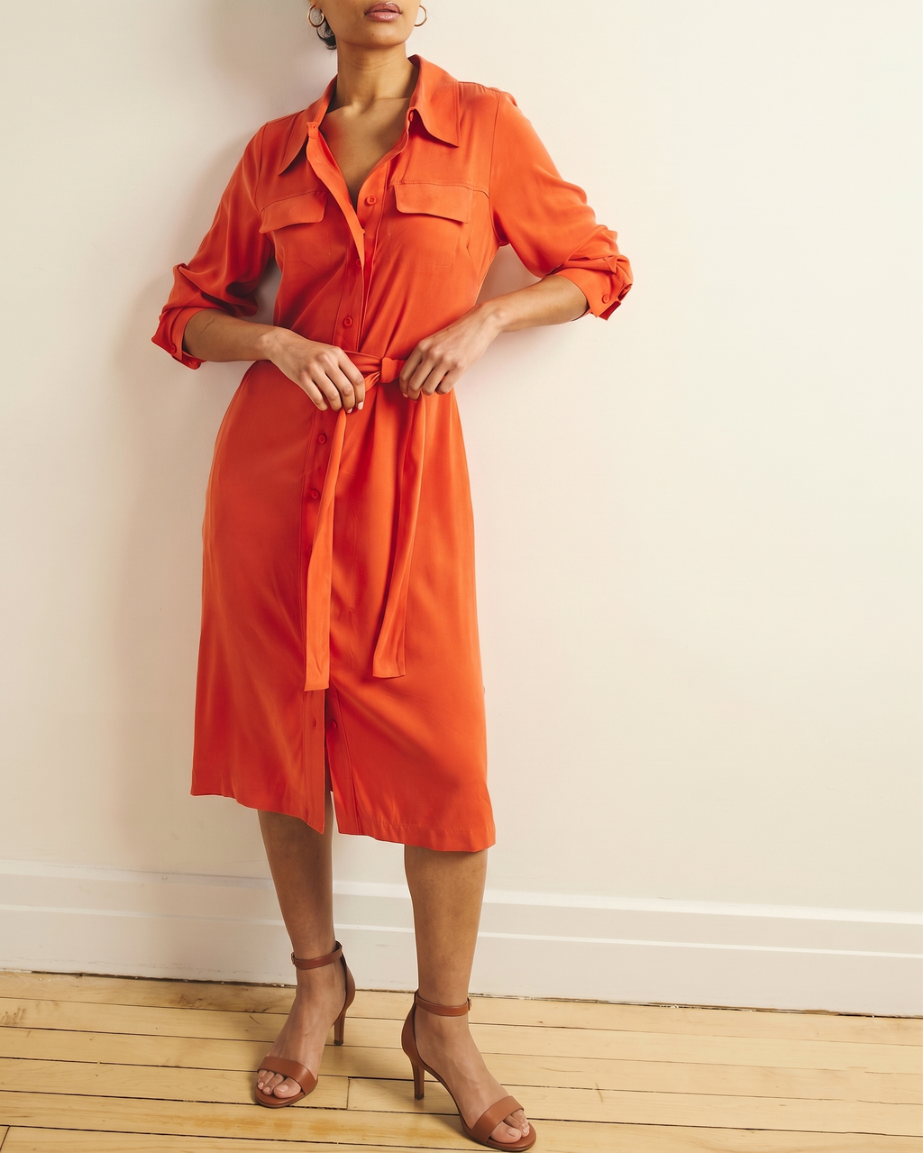 Universal Standard Plus Size Cooling Stretch Cupro Savannah Dress