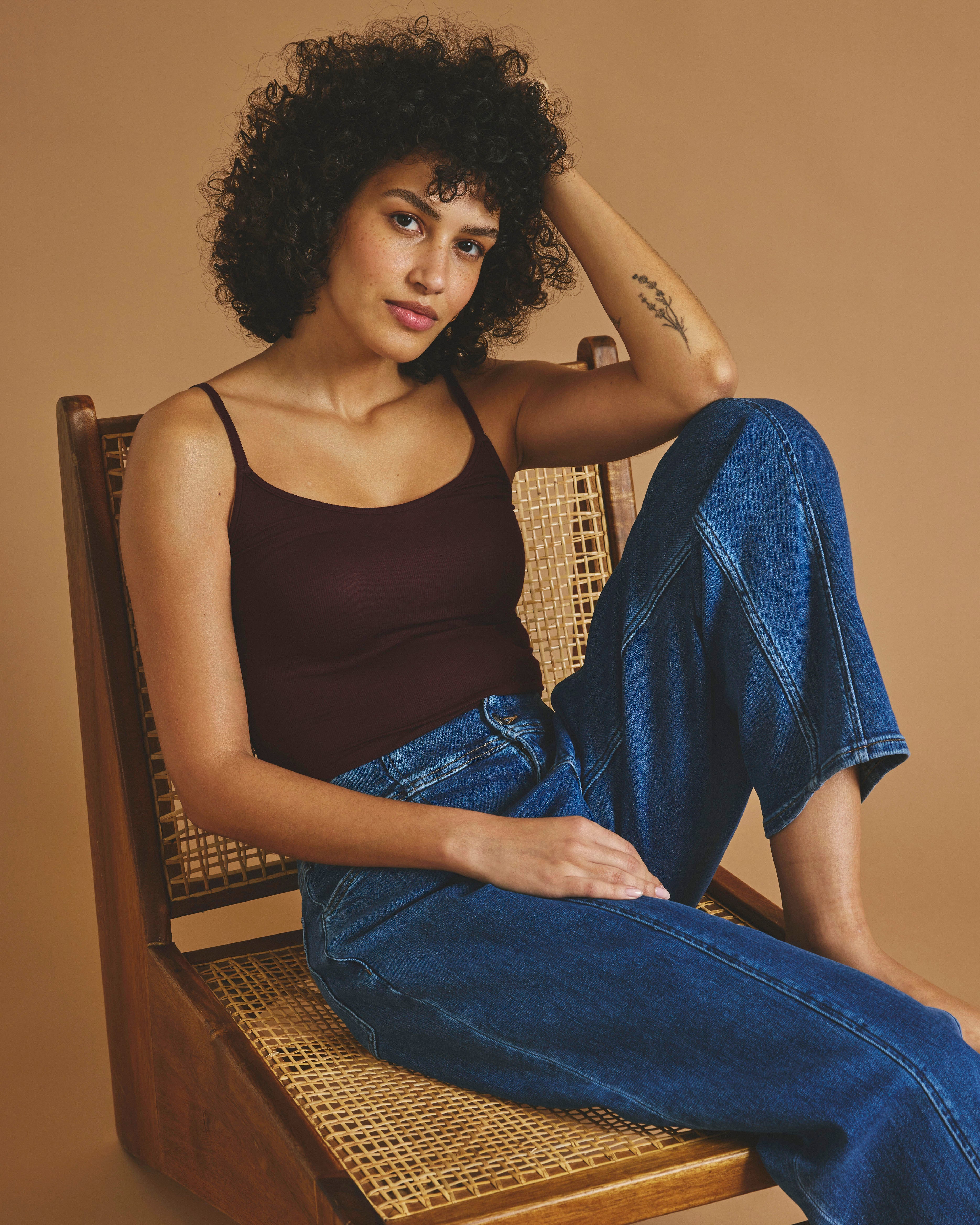 Cloud Rib Camisole - Black Cherry – Universal Standard