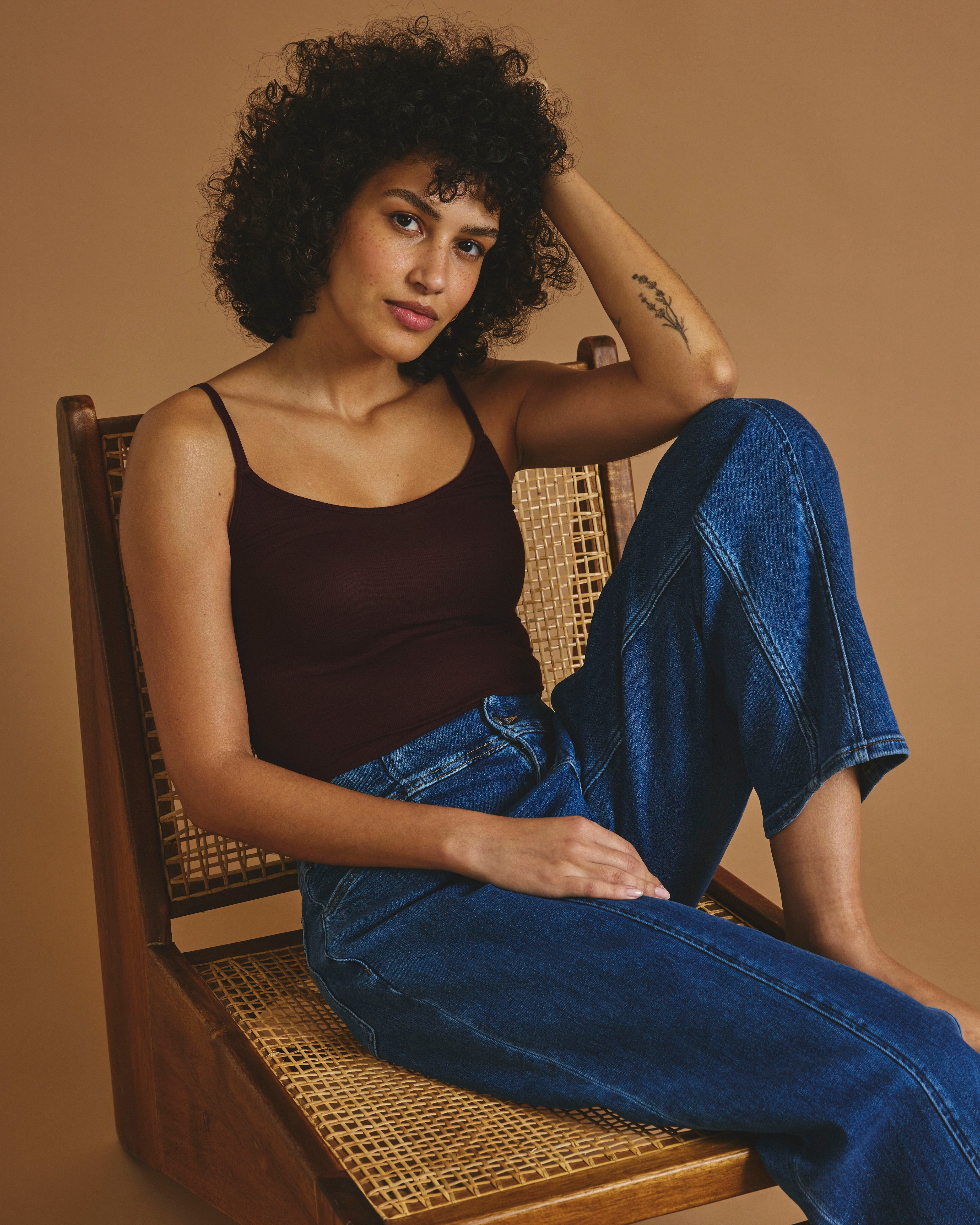 Cloud Rib Camisole - Black Cherry – Universal Standard