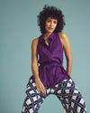 Adelaide Sleeveless Linen Blend Shirt - Dreamy Purple | Plus Size & Straight Size Women's Fashion | Universal Standard