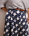 Seaport Tailored Linen Blend Short - Geometrica Print | Plus Size & Straight Size Women's Fashion | Universal Standard