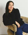 Soft Spun Polo Sweater - Black