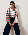 Montauk Breton Stripe Bell Sleeve Top - Red/White/Blue Stripe | Plus Size & Straight Size Women's Fashion | Universal Standard