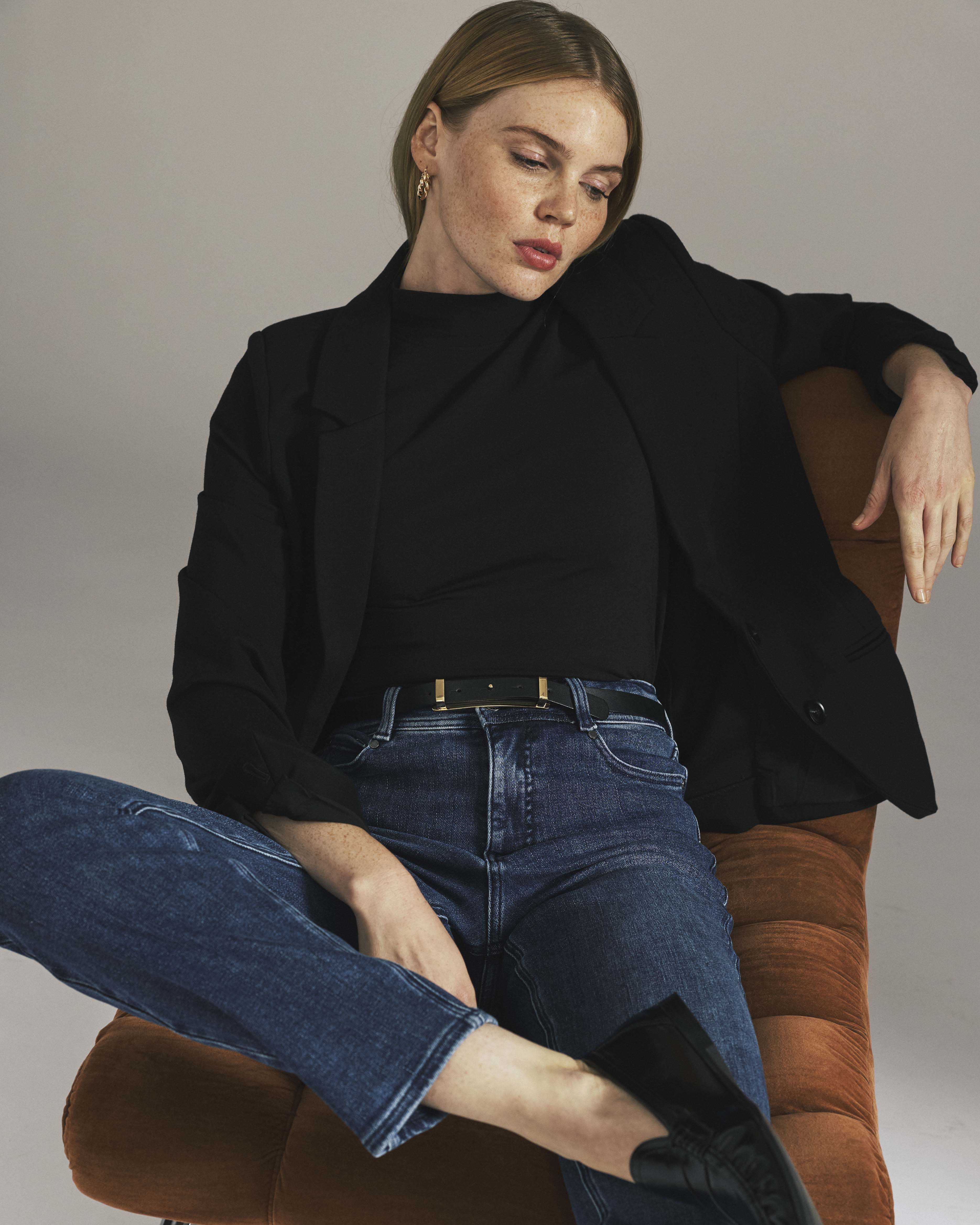 Beas Ponte Blazer - Black