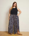 Rey Divine Jersey Pull-On Pants - Black Bosco Print | Plus Size & Straight Size Women's Fashion | Universal Standard