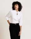 Endora Stretch Cupro Blouse - White | Plus Size & Straight Size Women's Fashion | Universal Standard