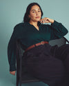 Moore Liquid Jersey Blouse - Forest Green | Plus Size & Straight Size Women's Fashion | Universal Standard