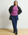 Soft Spun Long Sleeve Sweater - Purple Vision