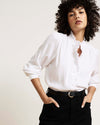 Endora Stretch Cupro Blouse - White | Plus Size & Straight Size Women's Fashion | Universal Standard