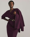 Kenton Peplum Ponte Blazer - Gamay | Plus Size & Straight Size Women's Fashion | Universal Standard