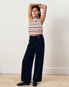 Noyack Breton Stripe Boatneck Tank - Red/White/Blue Stripe | Plus Size & Straight Size Women's Fashion | Universal Standard