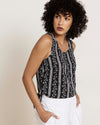 Cooling Stretch Cupro Tank - Florentine Print | Plus Size & Straight Size Women's Fashion | Universal Standard