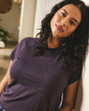Light-As-Air Boy Tee - Purple Jewel | Plus Size & Straight Size Women's Fashion | Universal Standard