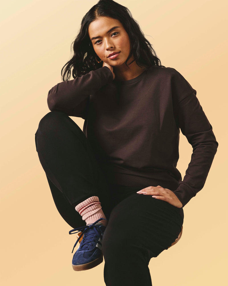 Lauren Classic Sweatshirt - Deep Brown