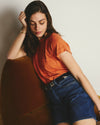 Light-As-Air Boy Tee - Italian Orange | Plus Size & Straight Size Women's Fashion | Universal Standard
