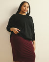 Danube Jersey Skirt - Black Cherry | Plus Size & Straight Size Women's Fashion | Universal Standard