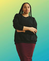 Lauren Classic Sweatshirt - Black | Plus Size & Straight Size Women's Fashion | Universal Standard