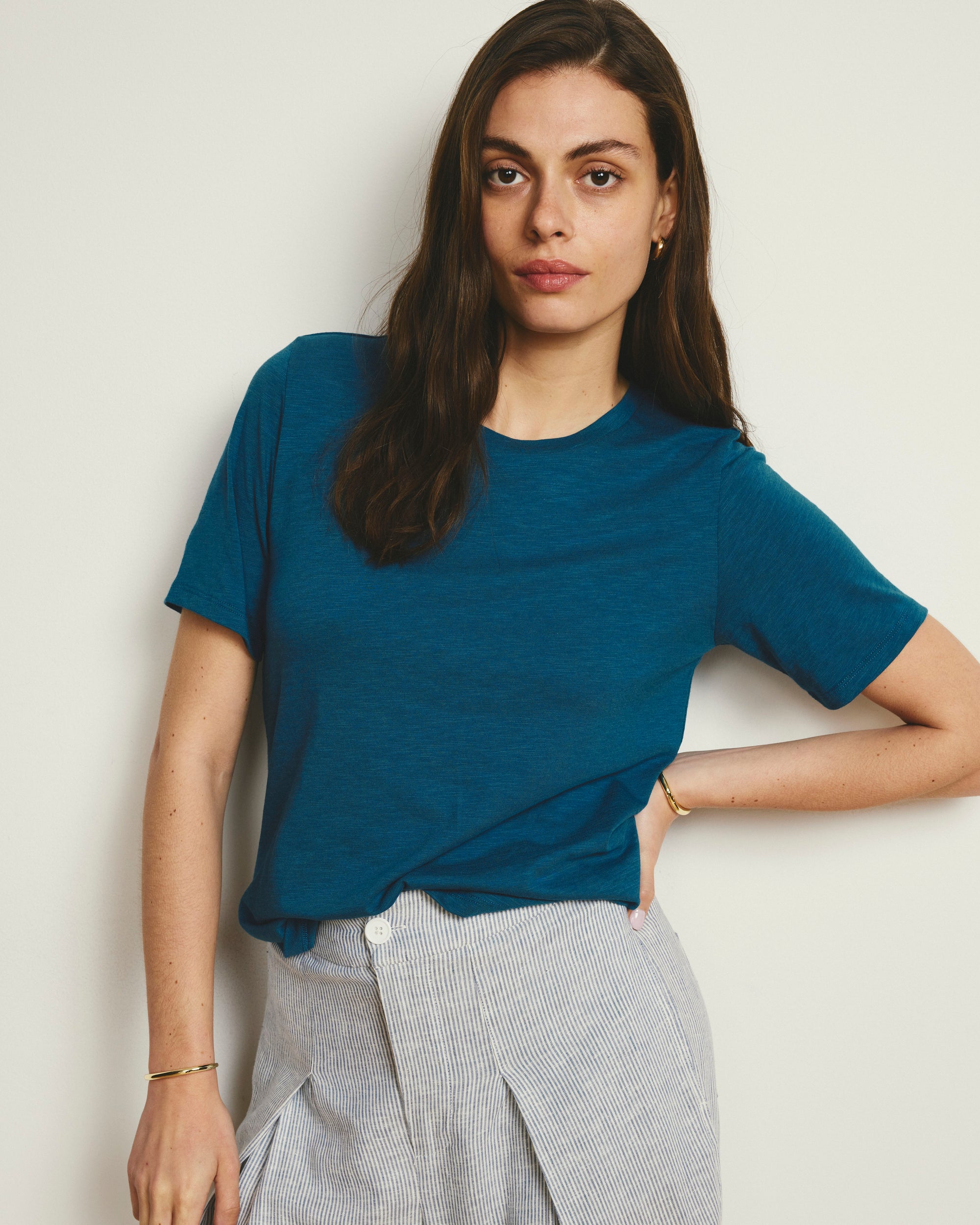 Light-As-Air Tee Rex - Ink Blue | Plus Size & Straight Size Women's Fashion | Universal Standard