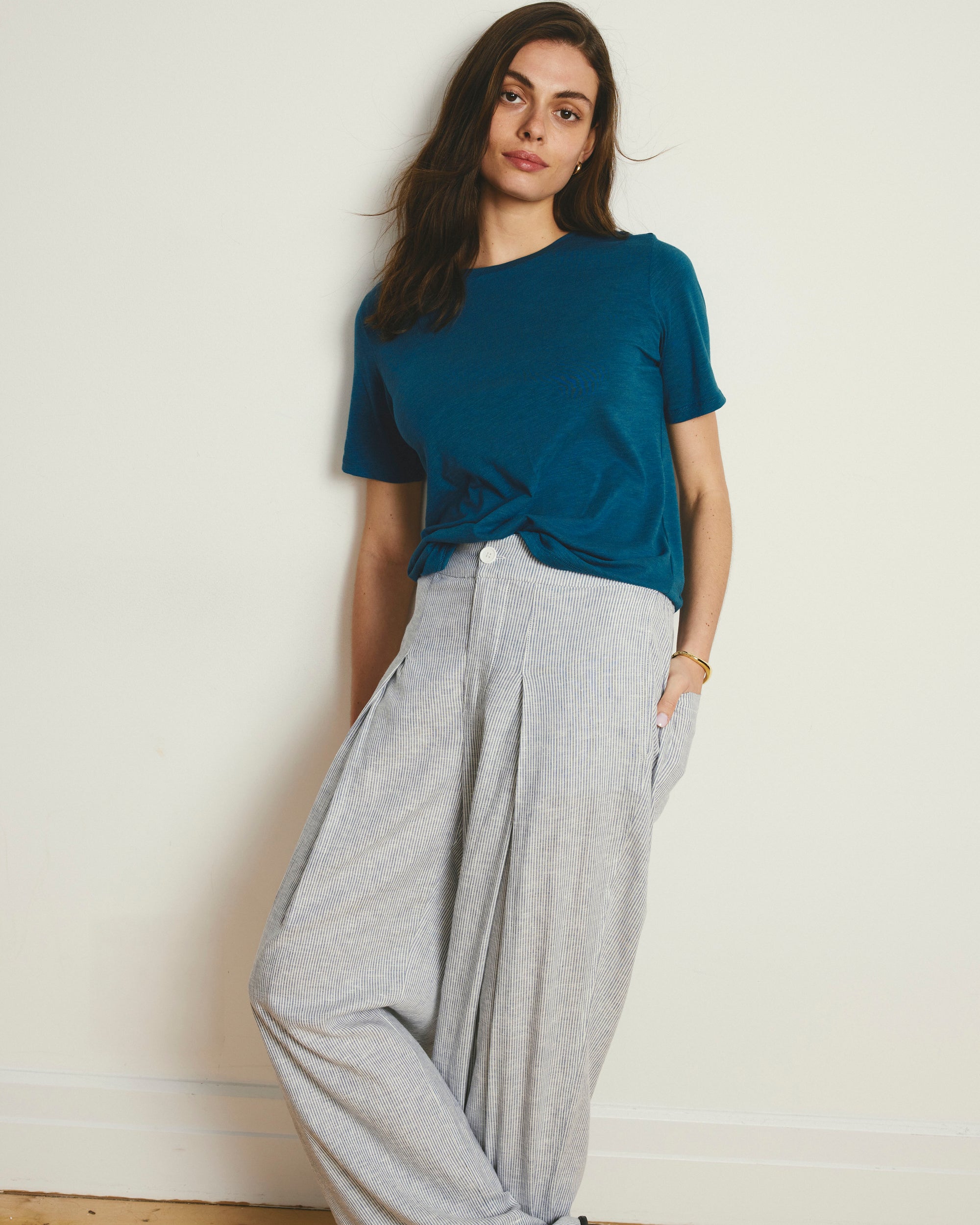 Light-As-Air Tee Rex - Ink Blue | Plus Size & Straight Size Women's Fashion | Universal Standard