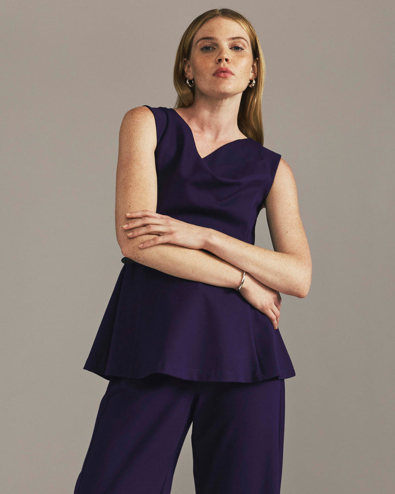 Lando Belted Ponte Top - Supernova | Plus Size & Straight Size Women's Fashion | Universal Standard