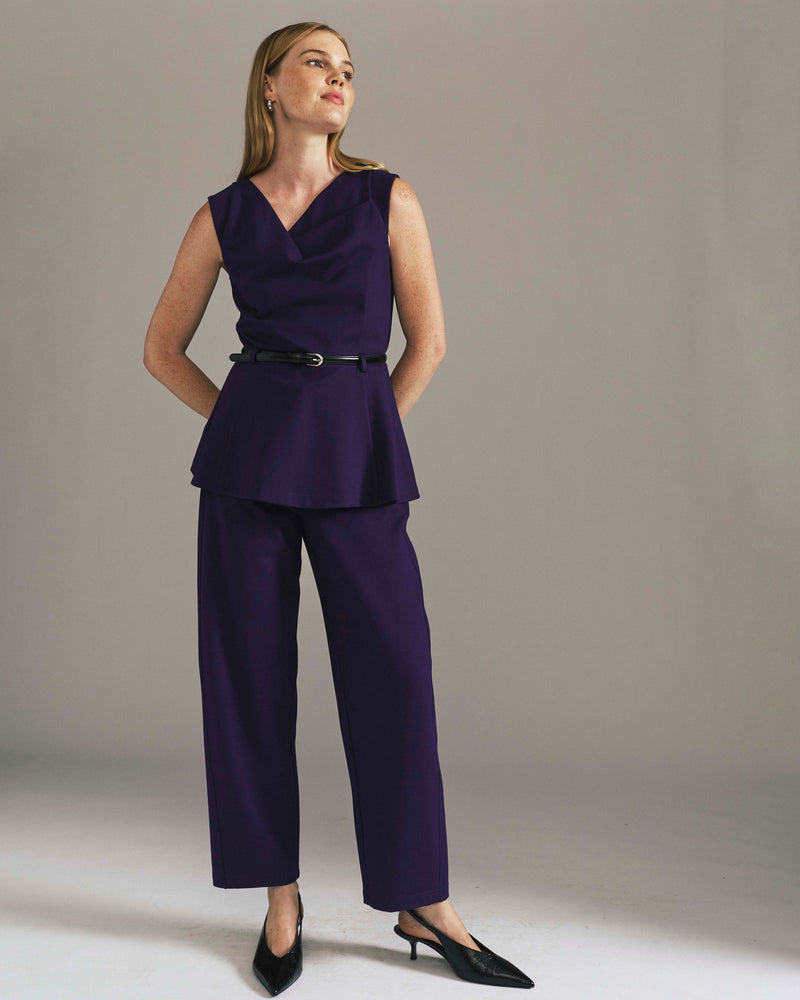 Audrey Relaxed Uniform Ponte Workpant - Supernova | Plus Size & Straight Size Women's Fashion | Universal Standard