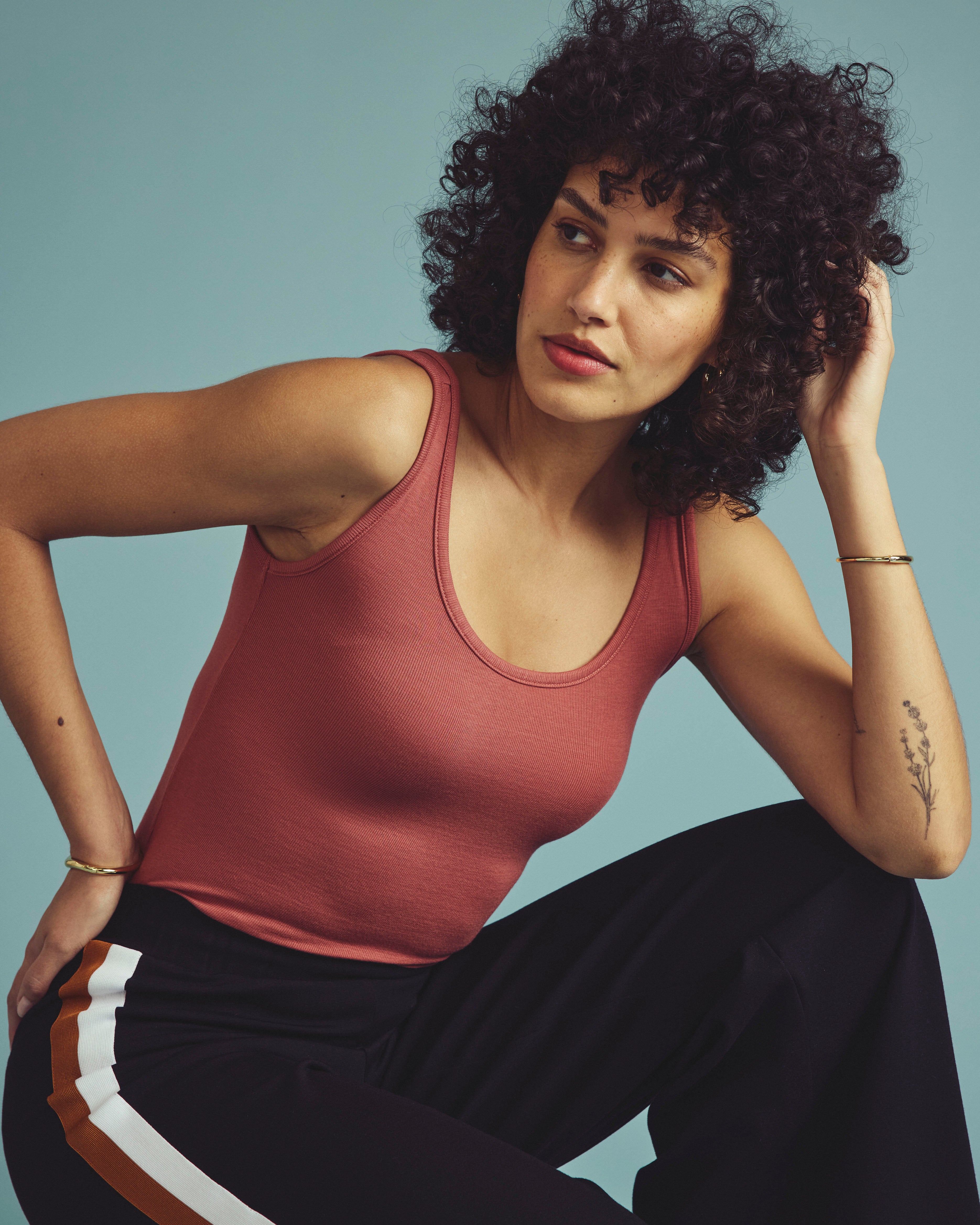 Cloud Rib Tank - Terracotta – Universal Standard
