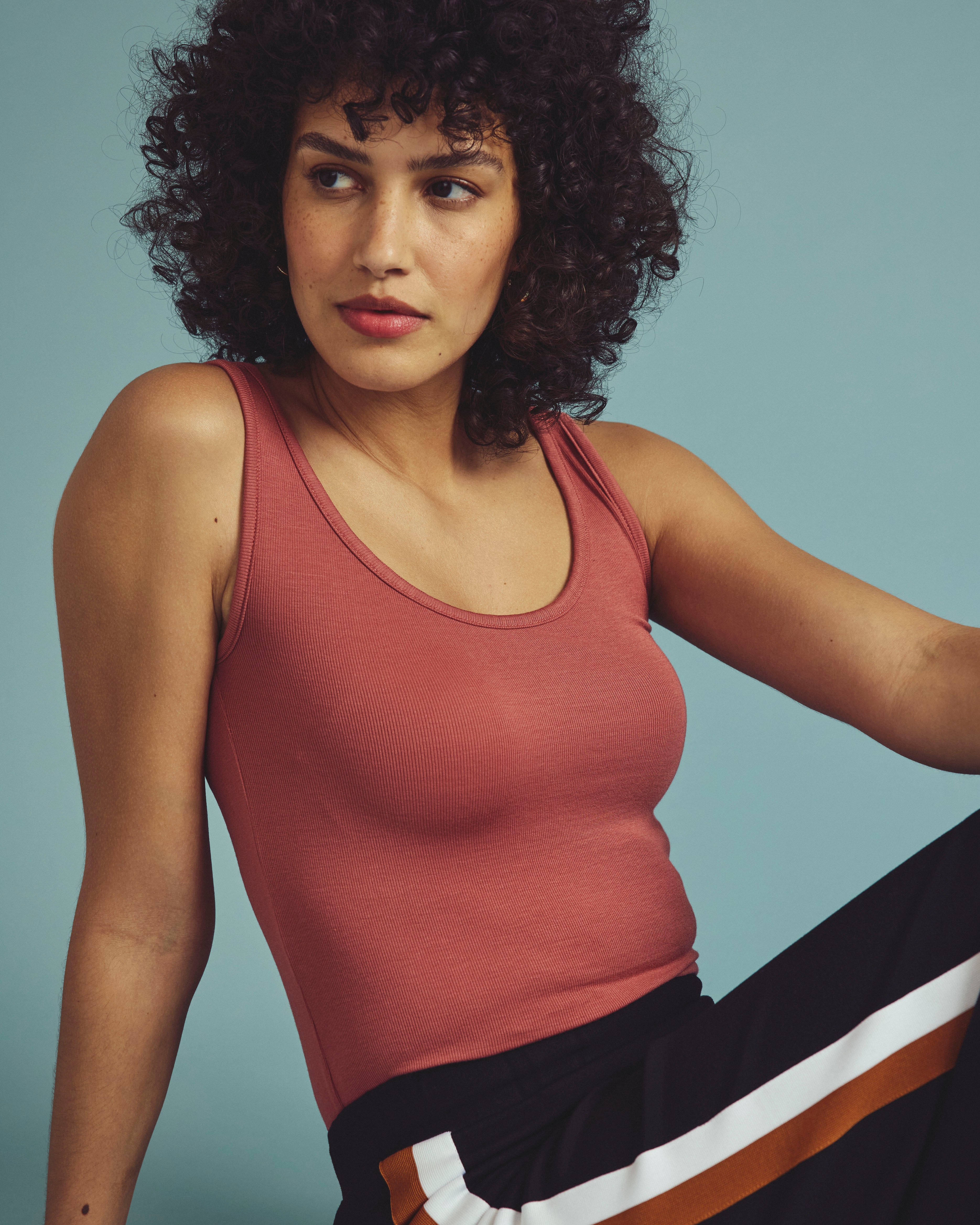 Cloud Rib Tank - Terracotta – Universal Standard