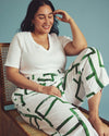 Classic V-Neck Ribbed Tee - White | Plus Size & Straight Size Women's Fashion | Universal Standard