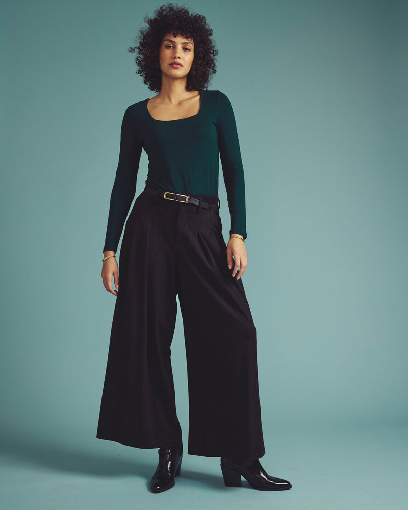 Agatha Liquid Jersey Top - Forest Green | Plus Size & Straight Size Women's Fashion | Universal Standard