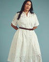 Tina Cotton Poplin Shirtdress - White | Plus Size & Straight Size Women's Fashion | Universal Standard