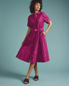 Tina Cotton Poplin Shirtdress - Hyper Pink | Plus Size & Straight Size Women's Fashion | Universal Standard