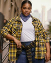 Maine Stretch Flannel Shirt - Chamomile Yellow Plaid