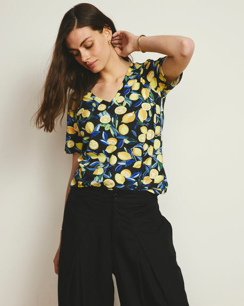 V Rex - Black Limoncello Print | Plus Size & Straight Size Women's Fashion | Universal Standard