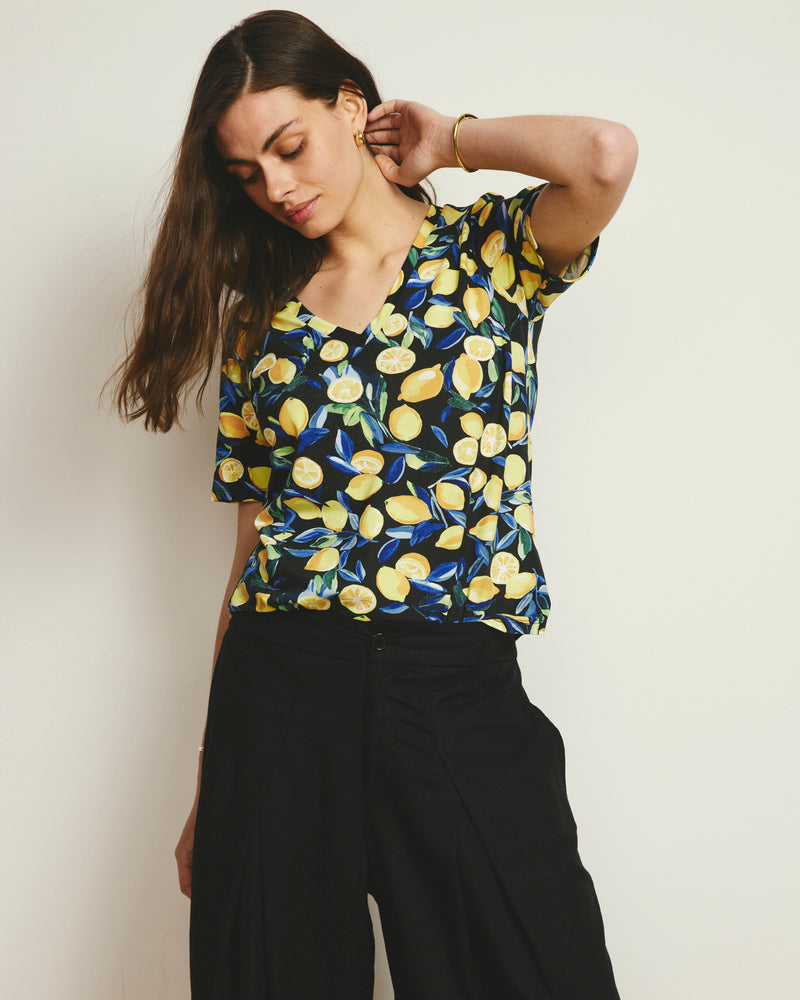 V Rex - Black Limoncello Print | Plus Size & Straight Size Women's Fashion | Universal Standard