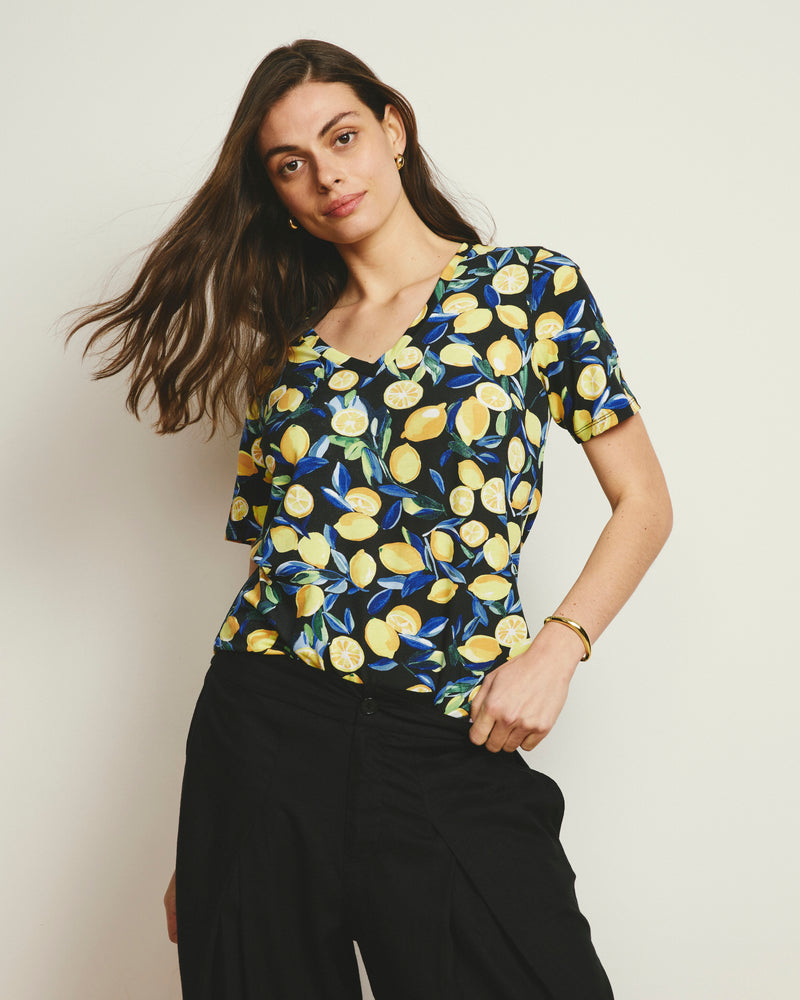 V Rex - Black Limoncello Print | Plus Size & Straight Size Women's Fashion | Universal Standard