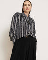 Endora Stretch Cupro Blouse - Florentine Print | Plus Size & Straight Size Women's Fashion | Universal Standard