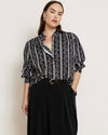 Endora Stretch Cupro Blouse - Florentine Print | Plus Size & Straight Size Women's Fashion | Universal Standard