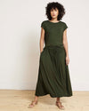 Tessa Liquid Jersey Skirt - Coratina Green | Plus Size & Straight Size Women's Fashion | Universal Standard