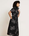 Tina Stretch Poplin Shirtdress - Hibiscus Embroidery | Plus Size & Straight Size Women's Fashion | Universal Standard