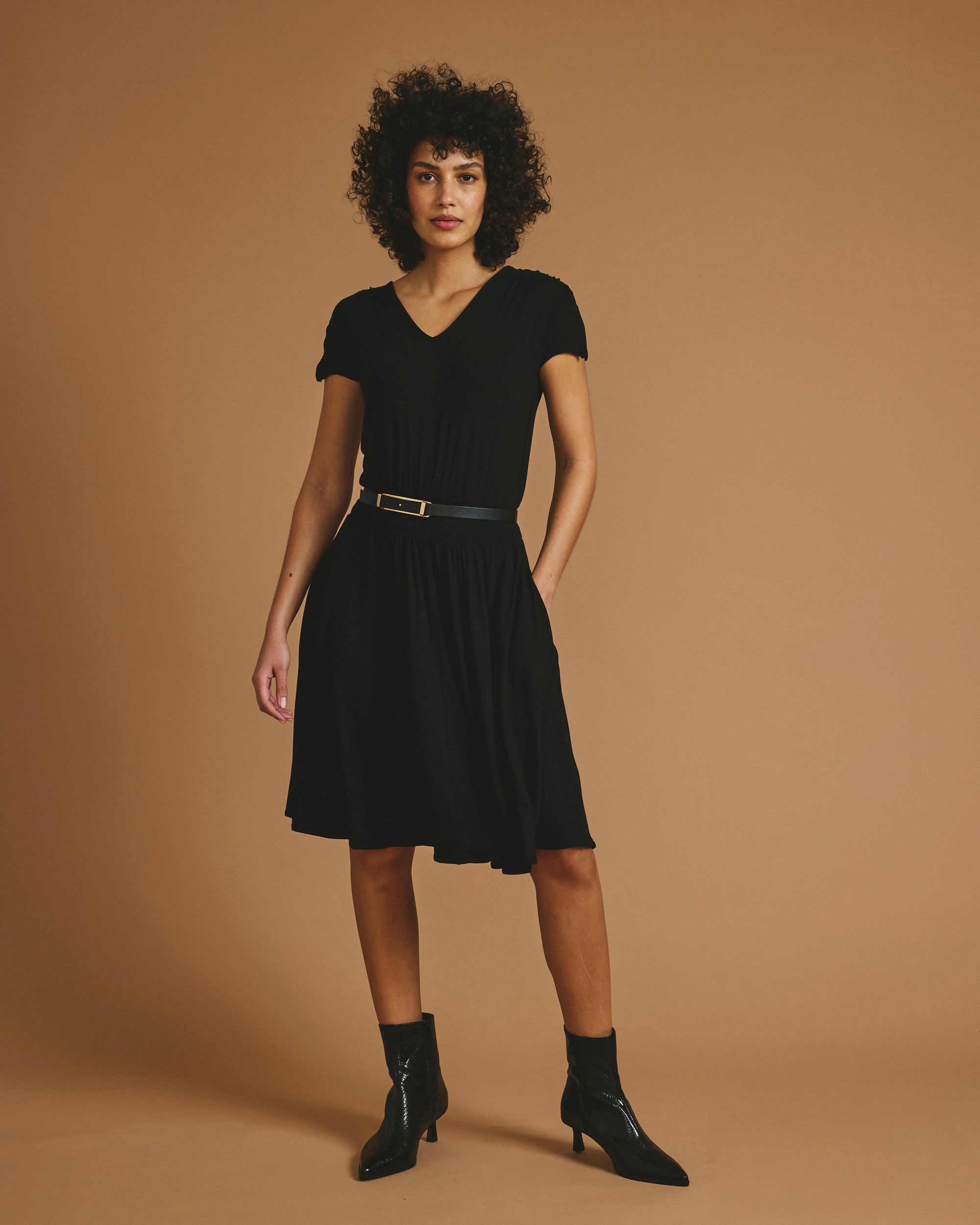 Minetta Liquid Jersey Dress