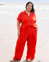 Marley Wide Leg Linen Blend Pants - Shoreline Sunset | Plus Size & Straight Size Women's Fashion | Universal Standard