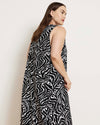 Pearl Divine Jersey Dress - Black Bosco Print | Plus Size & Straight Size Women's Fashion | Universal Standard