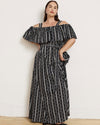 Lisbon Convertible Stretch Cupro Maxi Dress - Florentine Print | Plus Size & Straight Size Women's Fashion | Universal Standard