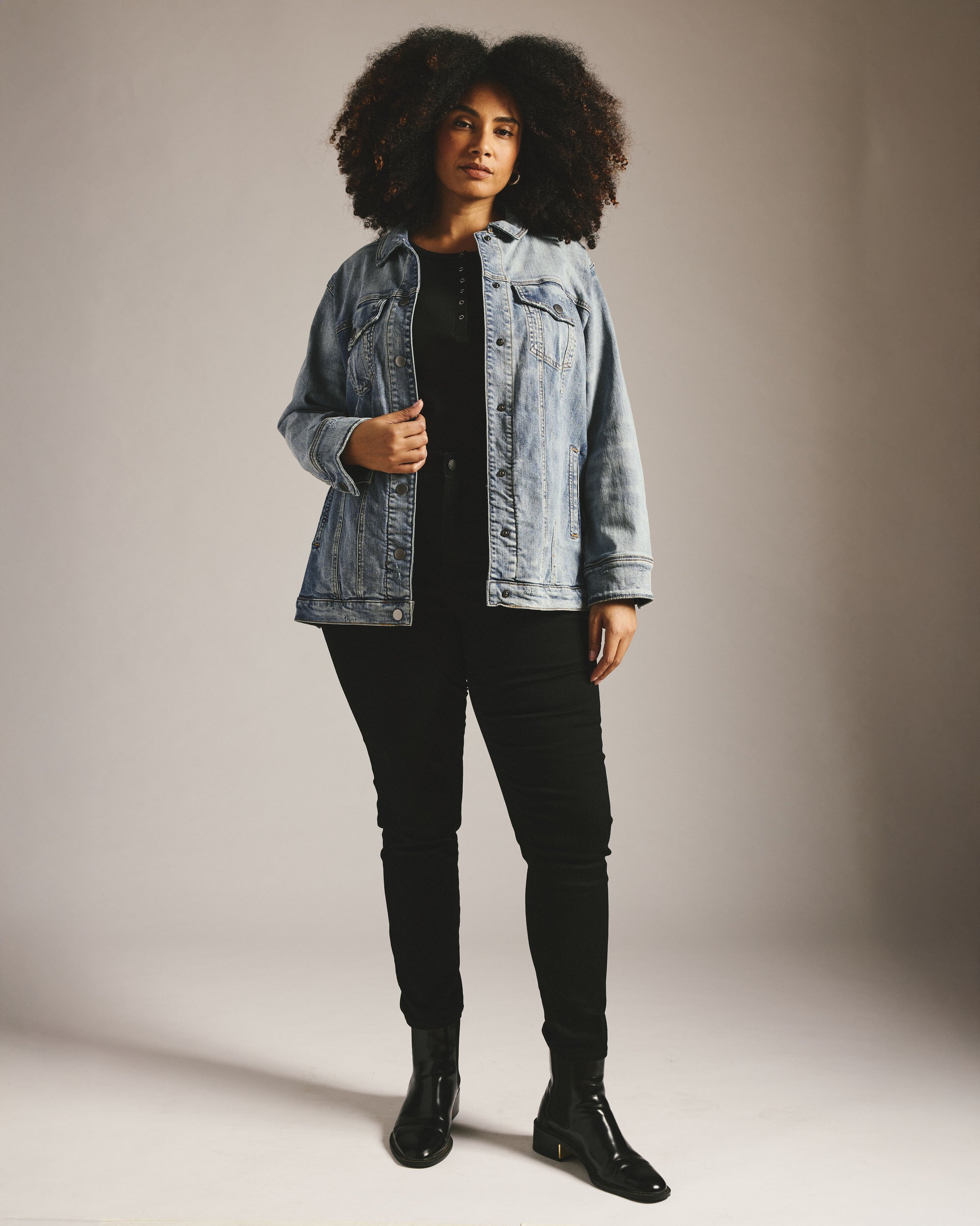 Seine High Rise Skinny Jeans 30 Inch - Jet Black