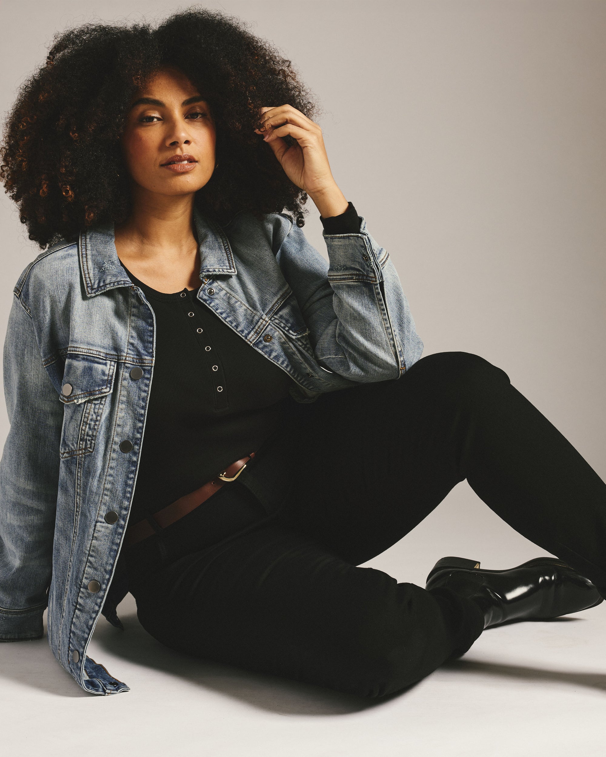 Seine High Rise Skinny Jeans 30 Inch - Jet Black