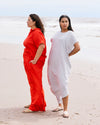 Marley Wide Leg Linen Blend Pants - Shoreline Sunset | Plus Size & Straight Size Women's Fashion | Universal Standard
