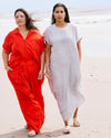 Marley Wide Leg Linen Blend Pants - Shoreline Sunset | Plus Size & Straight Size Women's Fashion | Universal Standard