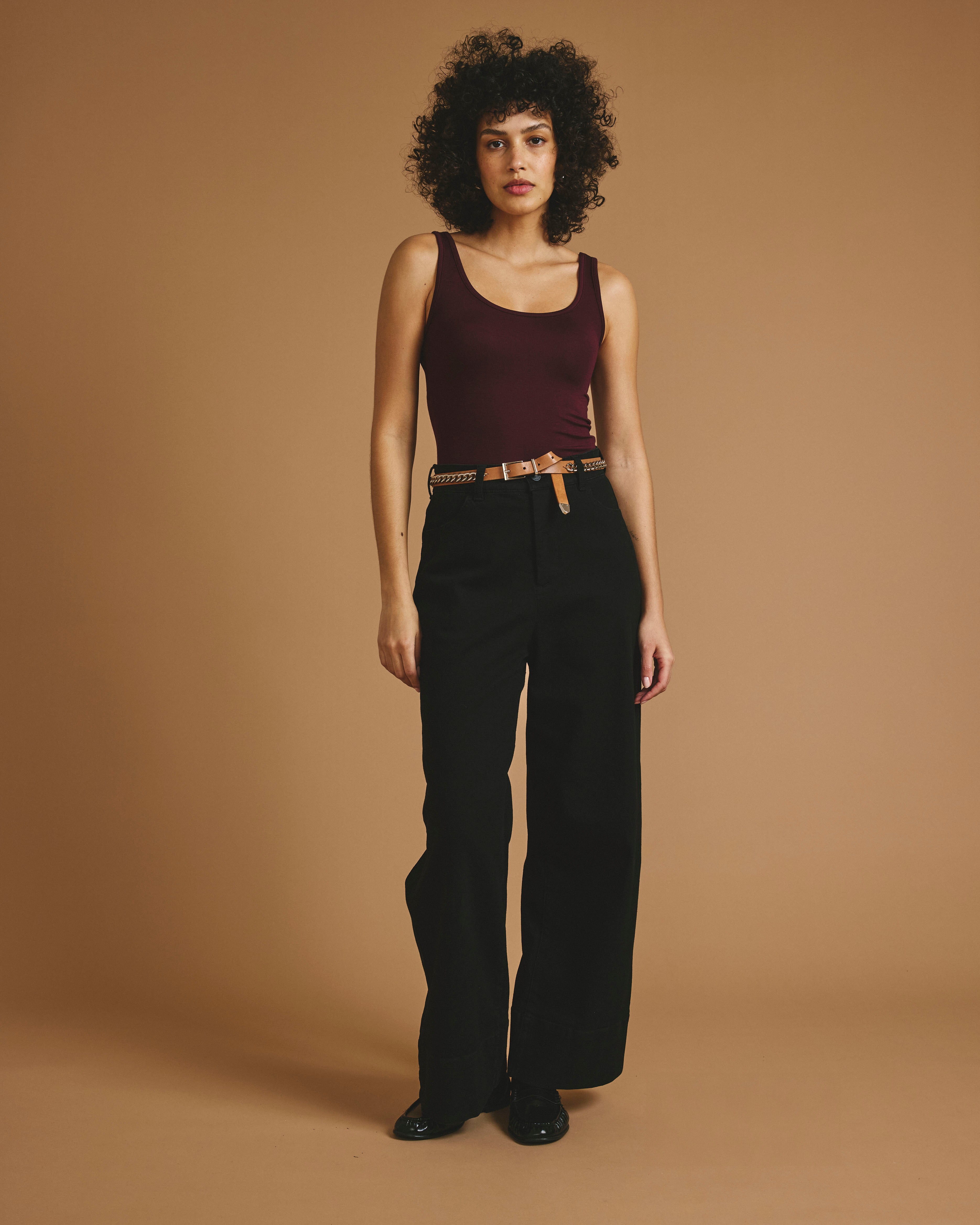 Cloud Rib Tank - Black Cherry – Universal Standard